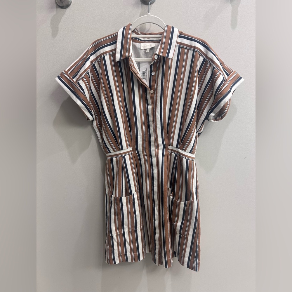 Cleobella Striped Mini Dress